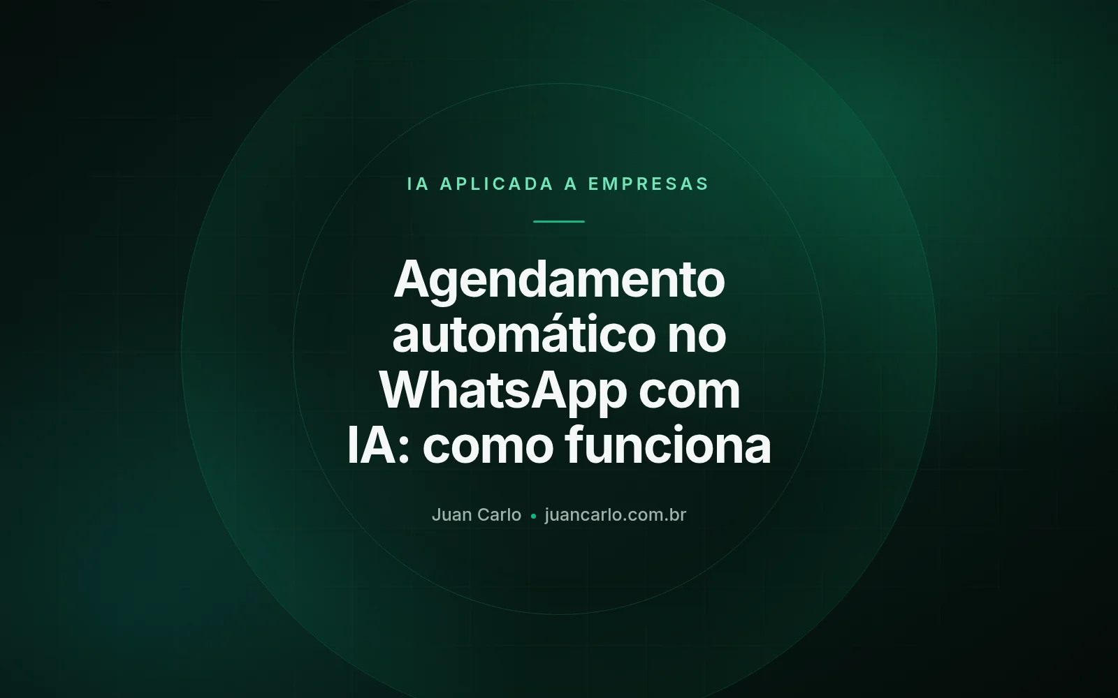 Automatic Appointment Scheduling on WhatsApp with AI: How It Works