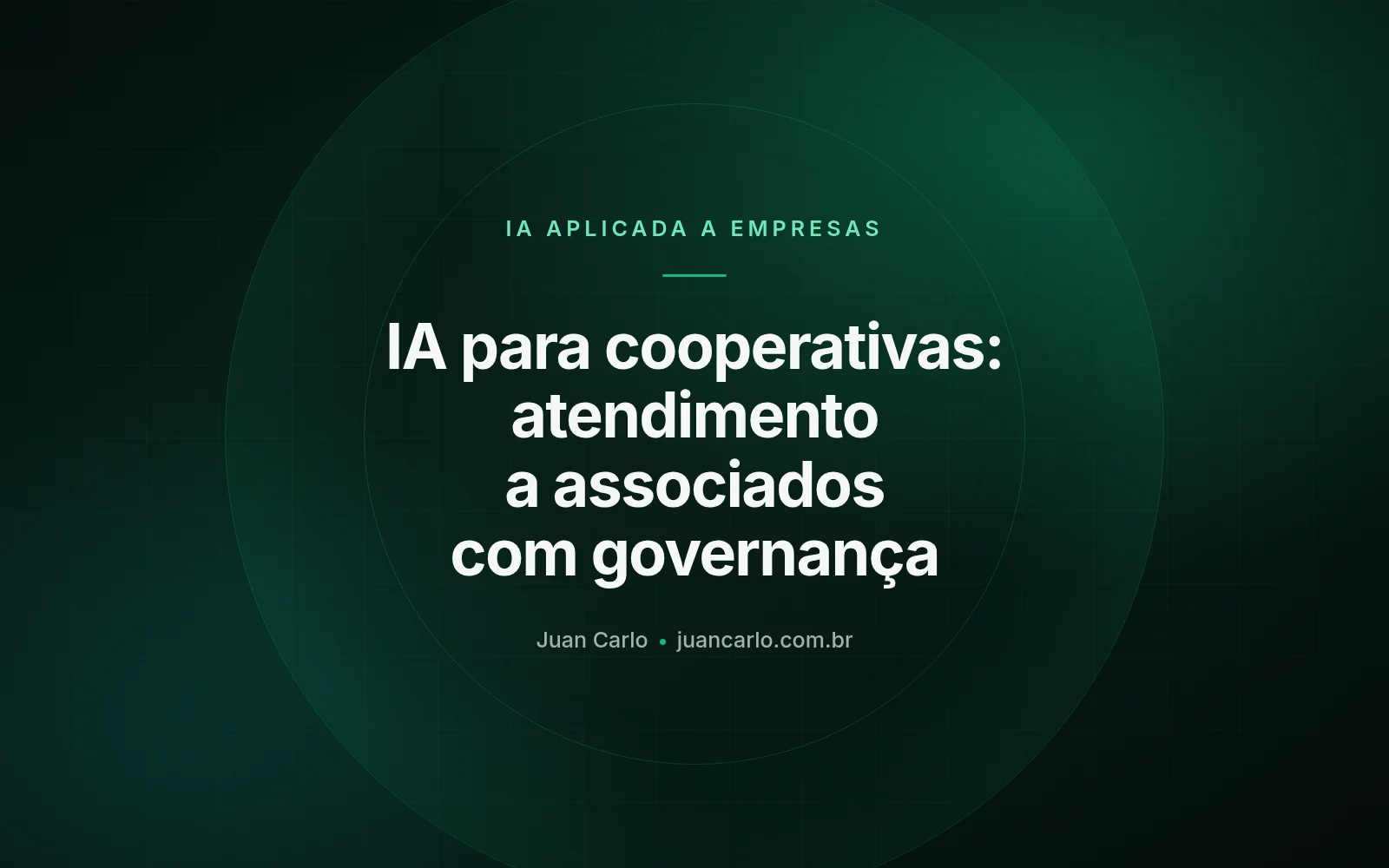 AI for Cooperatives: Member Support With Governance and Limits