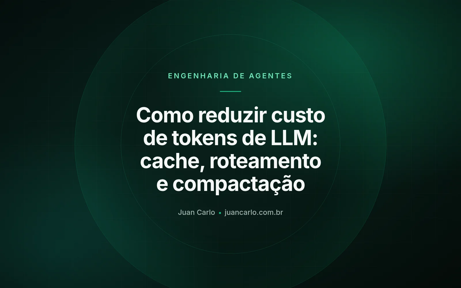 Como reduzir custo de tokens de LLM: cache, roteamento e compactação